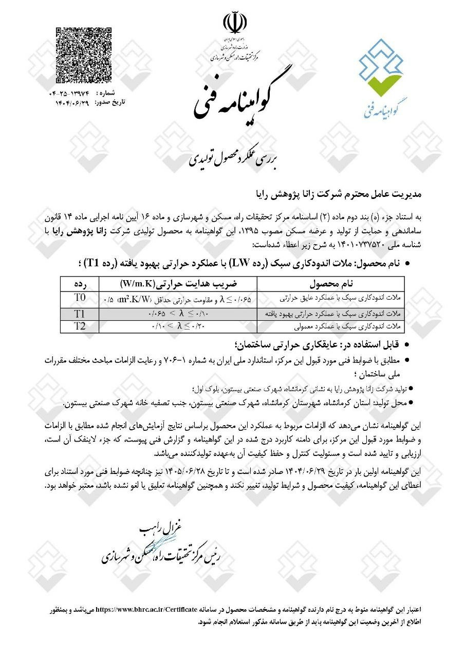 گواهی و مجوز مجموعه